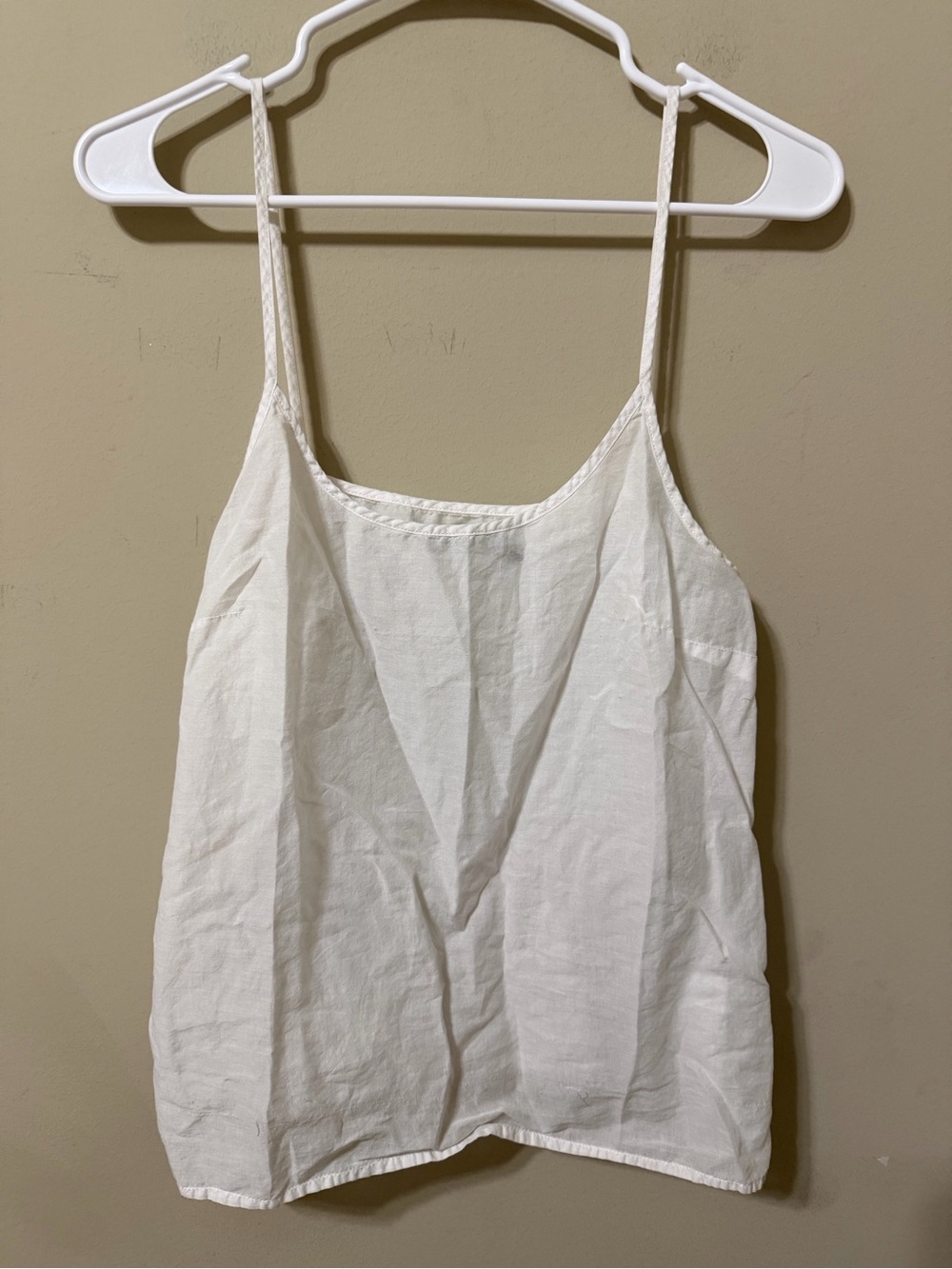 Lauren Ralph Lauren White Women's Spaghetti Strap Tank Top camisole 8 ethereal